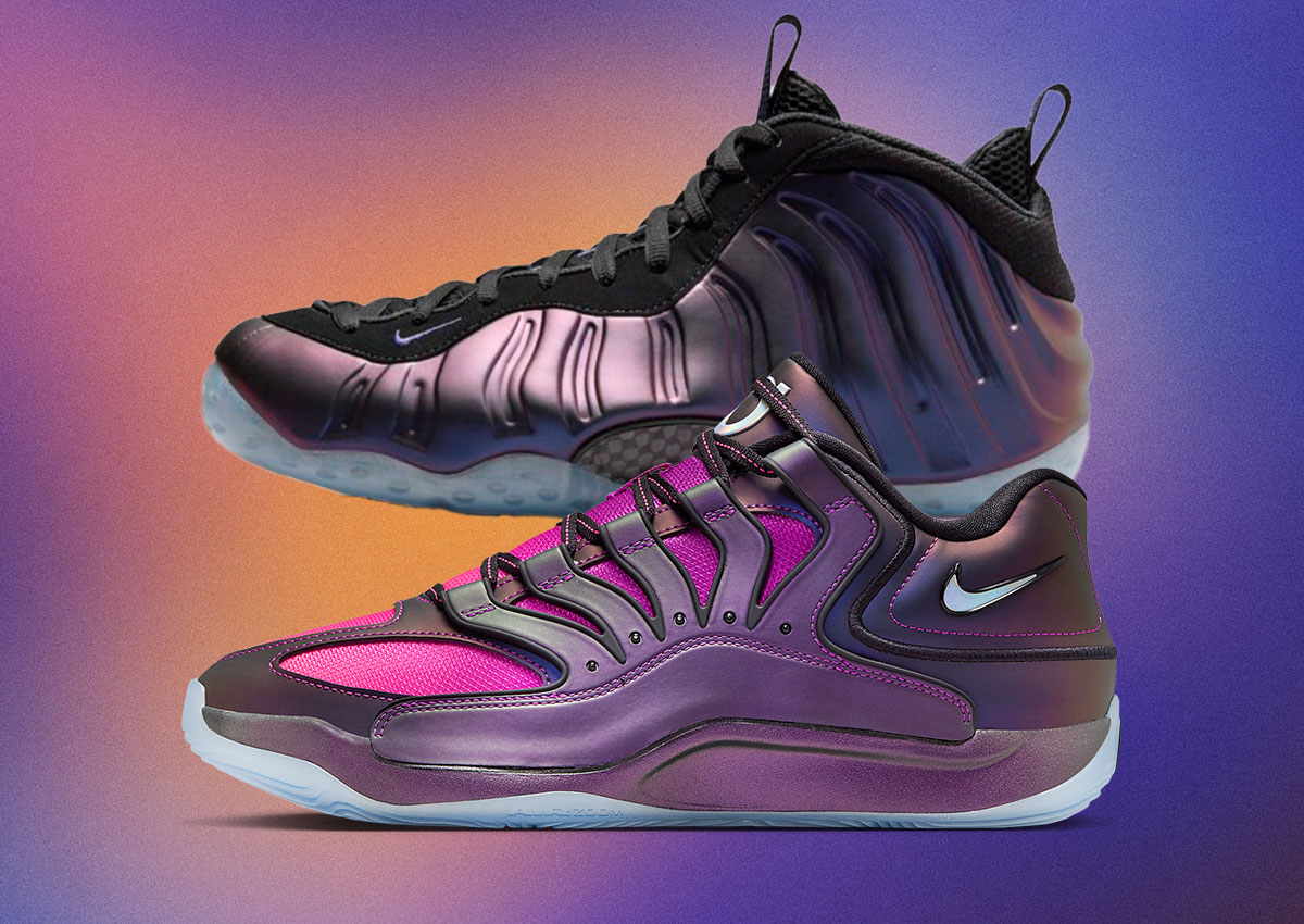 Nike KD 18 “Vivid Purple” Channels “Eggplant” Foamposite One