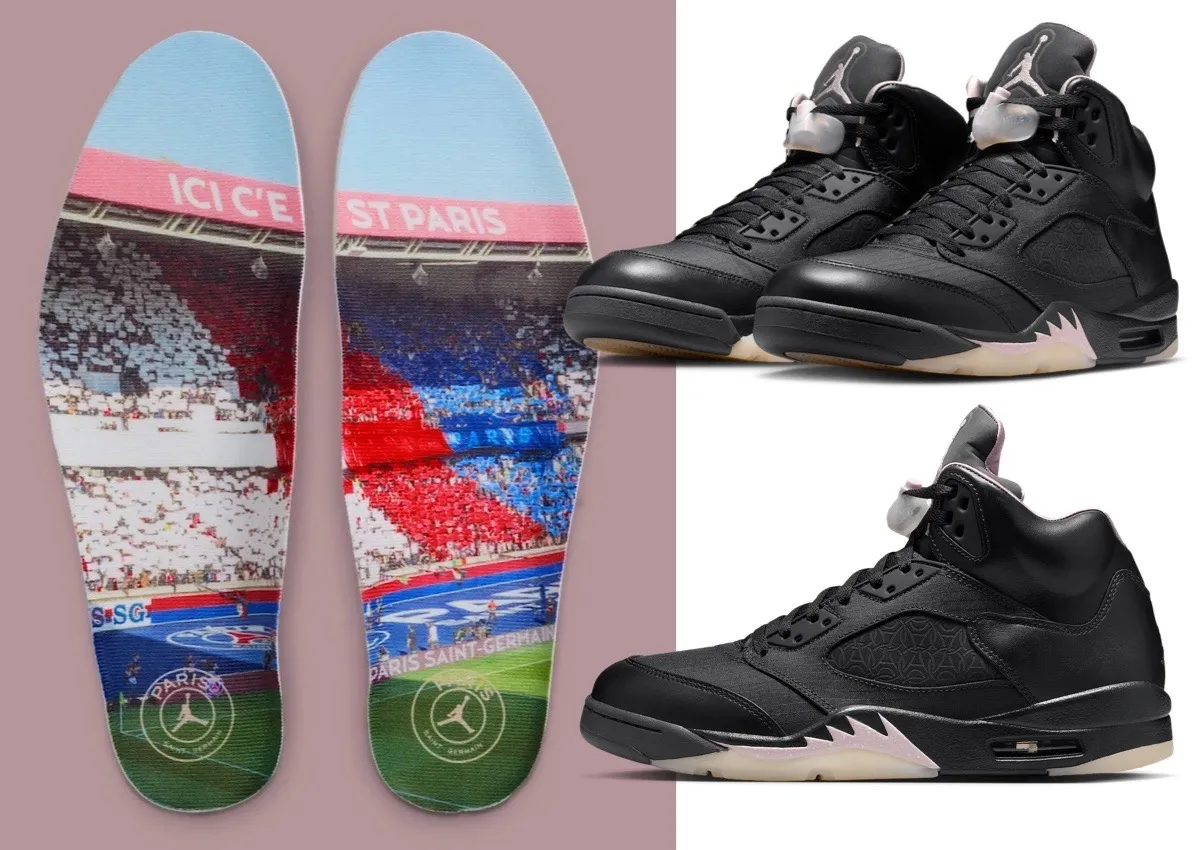 PSG Air Jordan 5 Off Noir 2025 HQ3004-001