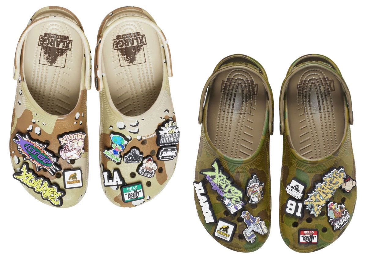 X-LARGE x Crocs Classic Clog “Camo Pack” Releases Summer 2025