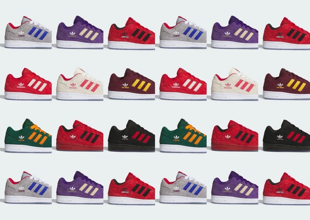 adidas Forum Low CL Represents The “NCAA” In This Pack