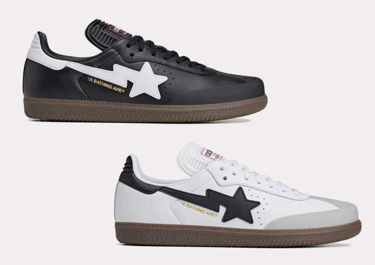 BAPE x adidas Samba Pack Releases September 6th