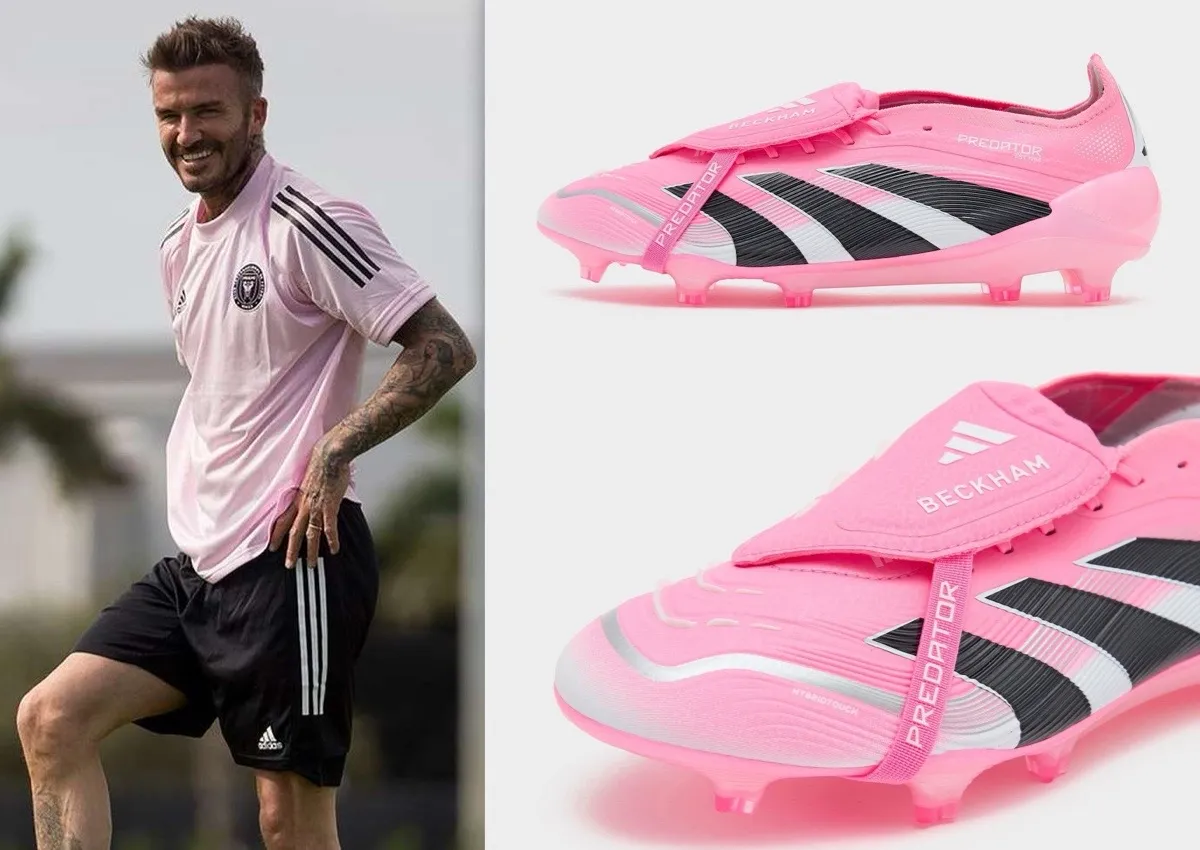 シューズ adidas Predator Elite David Beckham 25.0 David Beckham Adidas Predator Elite FG Pink JS4464