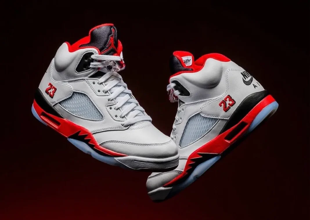 Air Jordan 5 Fire Red Black Tongue 2025 (Where To Buy)