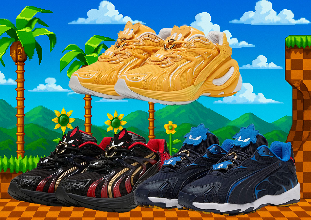 Sonic The Hedgehog x PUMA Collection Releases October 2025