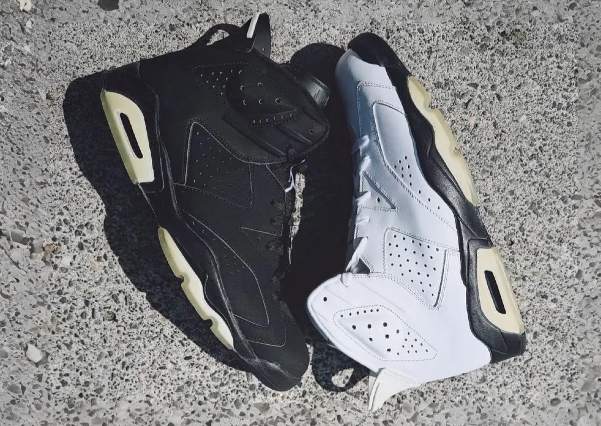 Air Jordan 6 “Black & White” Unreleased Samples Revealed