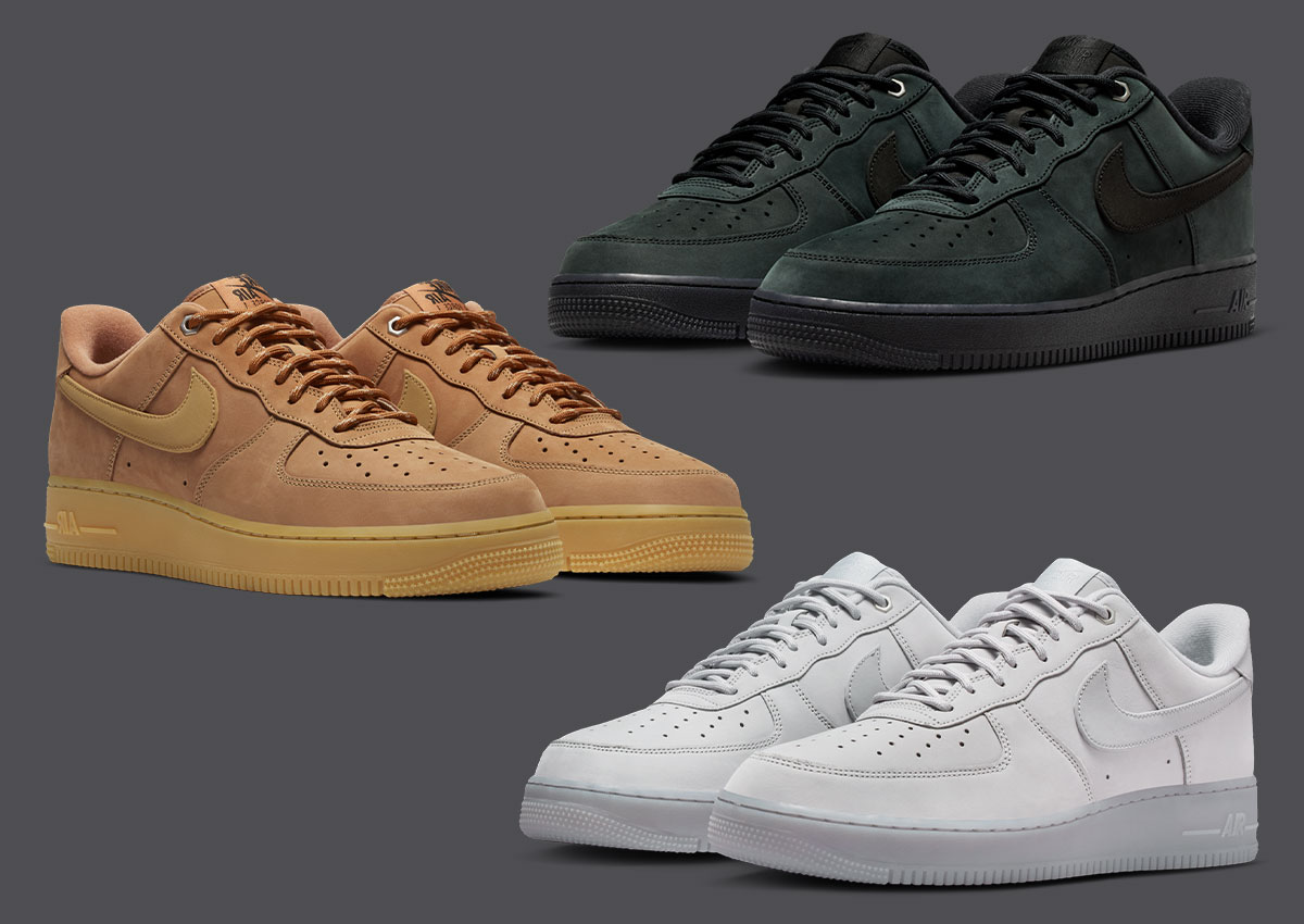 Nike Air Force 1 Low “Workboot” Pack Brings Nubuck Toughness