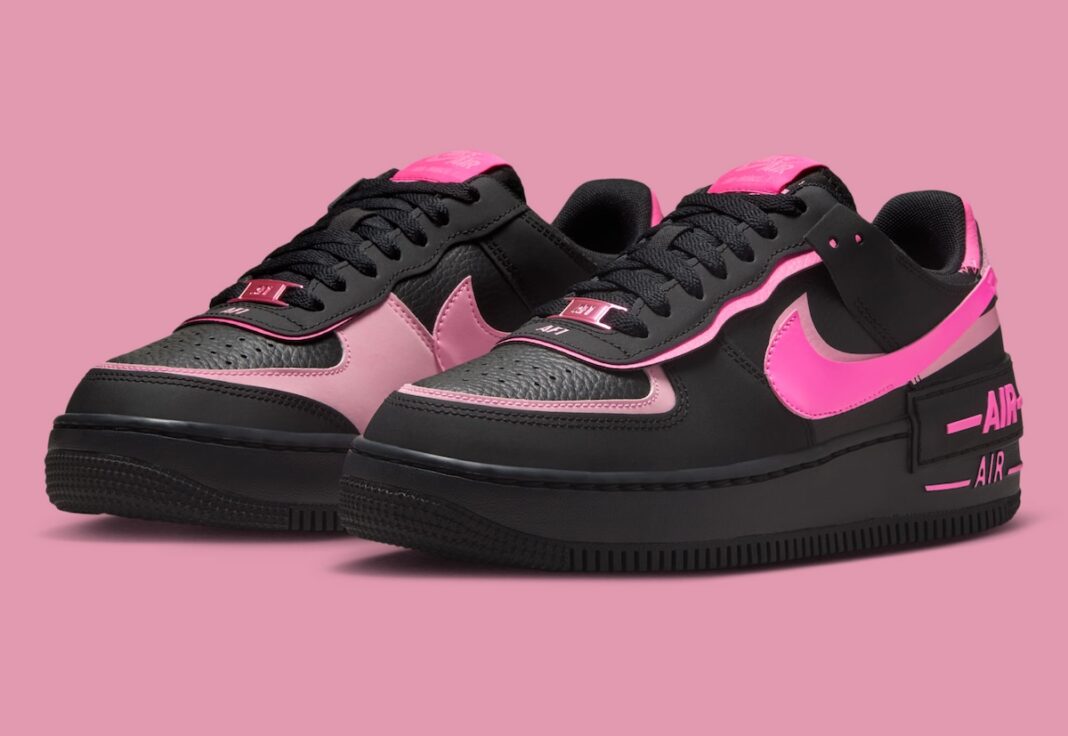 Nike Air Force 1 Shadow Black Pink Spell CI0919-006
