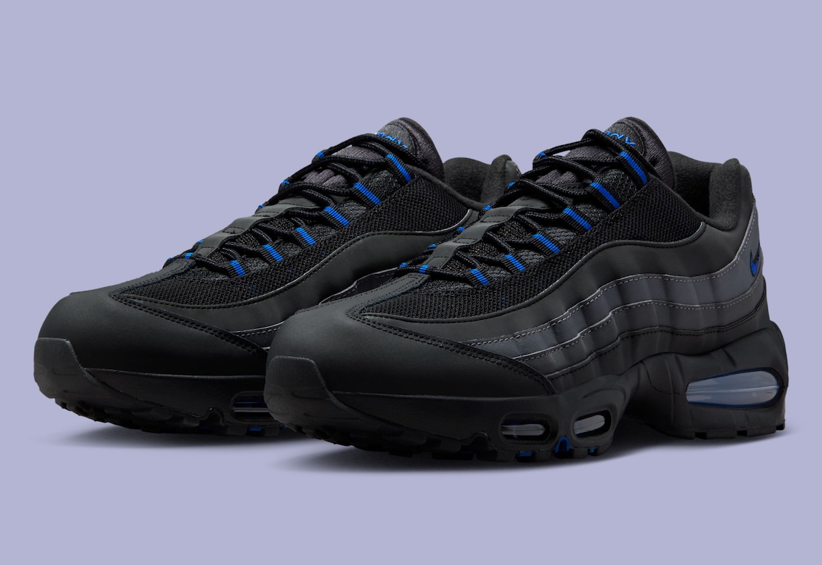 Nike Air Max 95 “Black/Game Royal” Delivers Bold Retro Energy