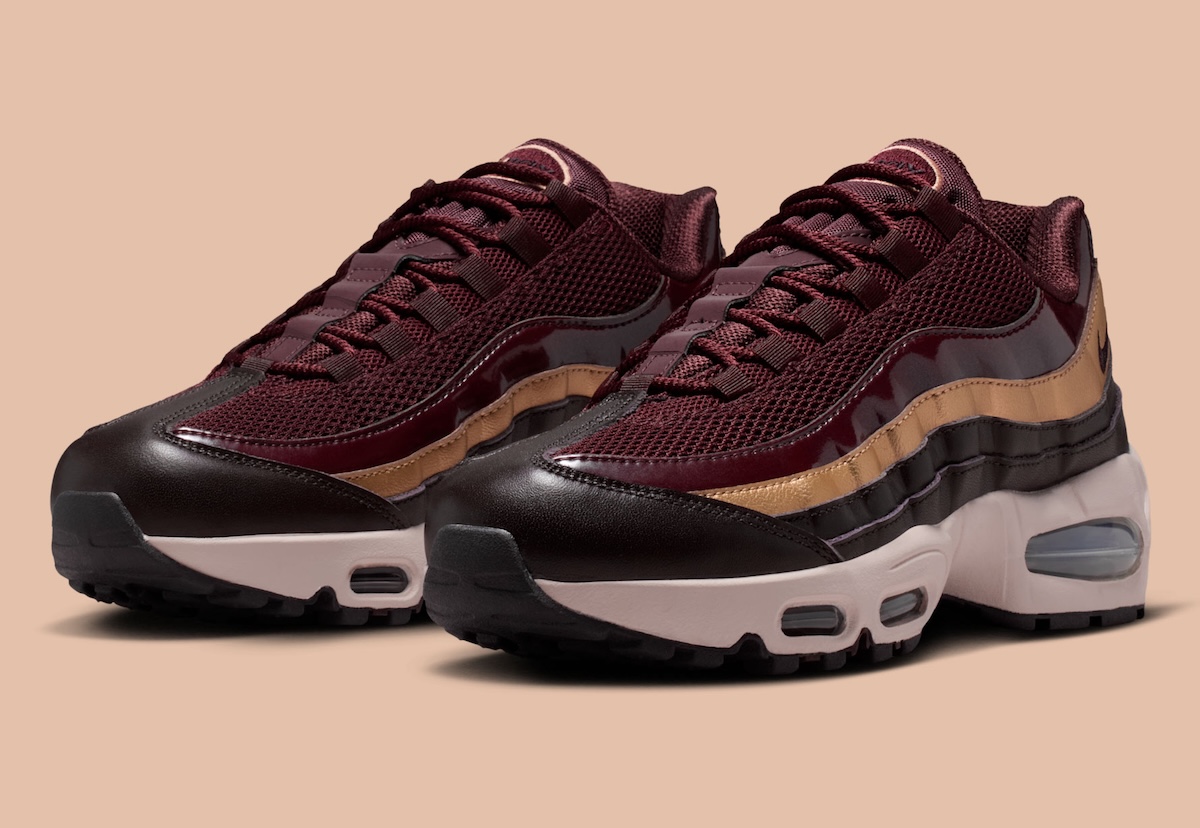 Nike Air Max 95 Big Bubble Appears in “Burgundy Crush”