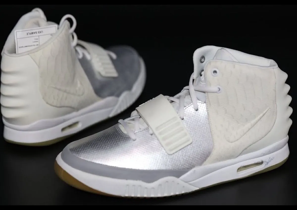 Nike Air Yeezy 2 “Silver/White” Sample Surfaces
