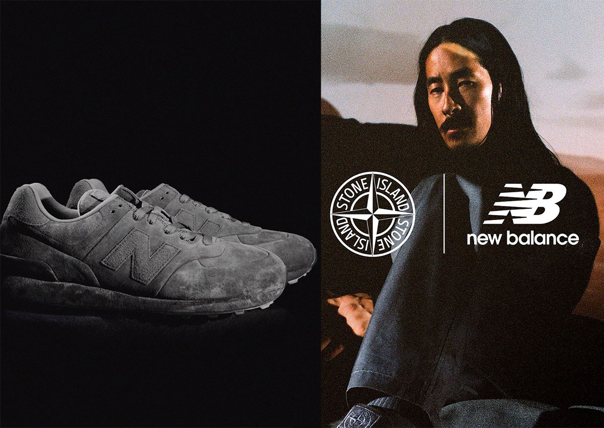 Stone Island and New Balance Team Up For Three Monochrome 574s