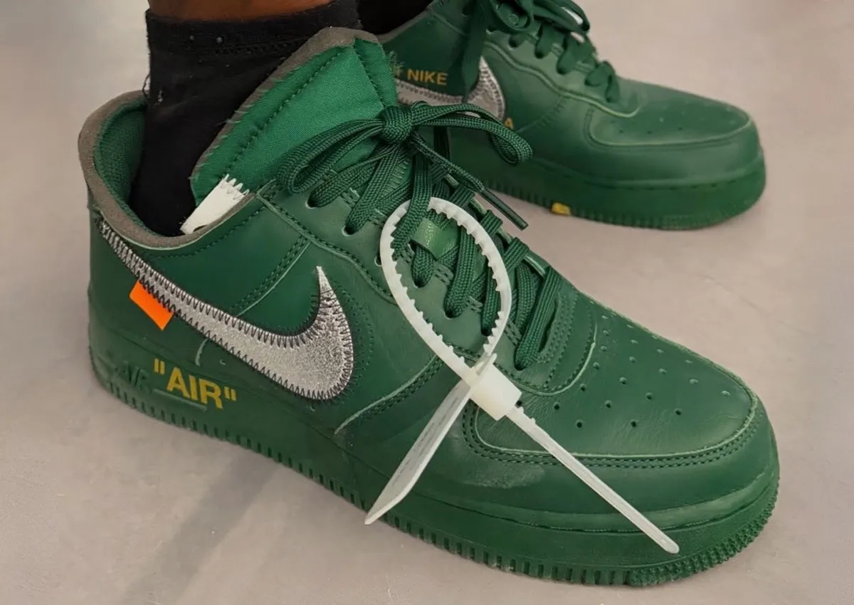 Virgil Abloh Archive x Nike Air Force 1 Low “Green” Sample Revealed