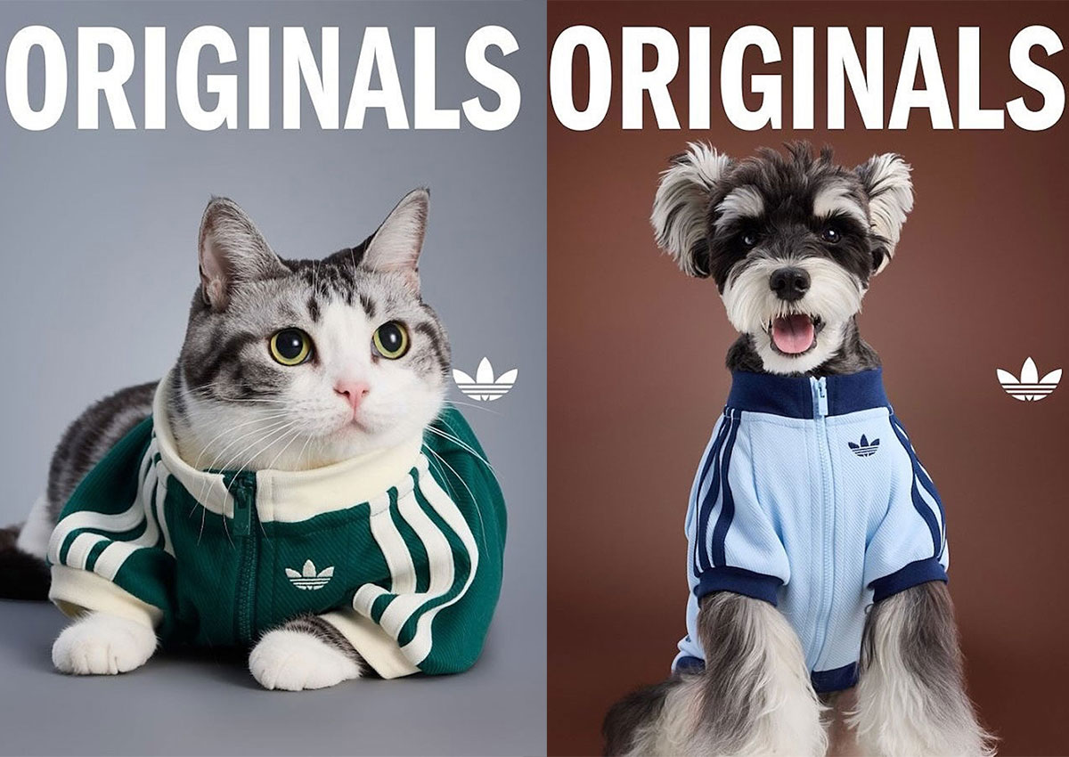 adidas Originals Pet Collection Expands With Fall-Ready Puffer Vests and Tracksuits