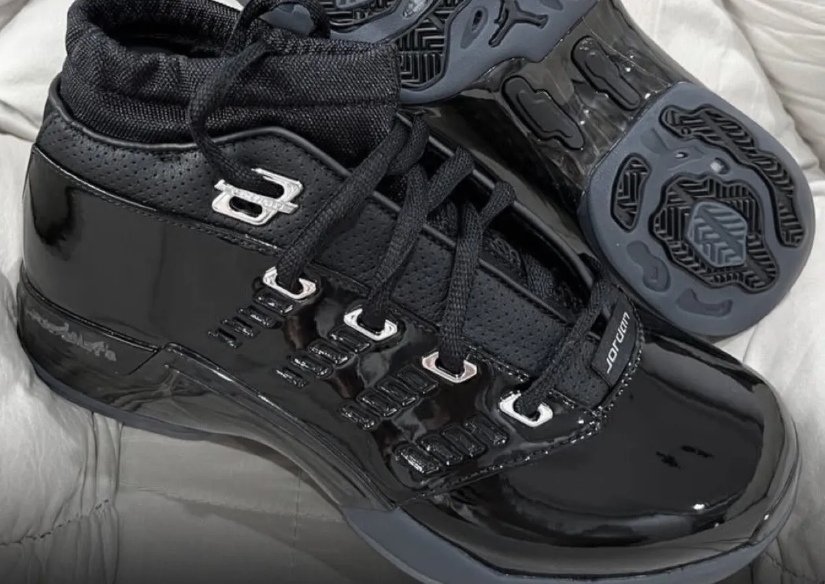 First Look at the Air Jordan 17 Low “Black Patent”