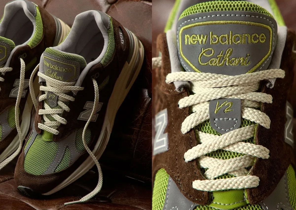 Daniëlle Cathari x New Balance 991v2 “Reverse Matcha” Releases October 2025