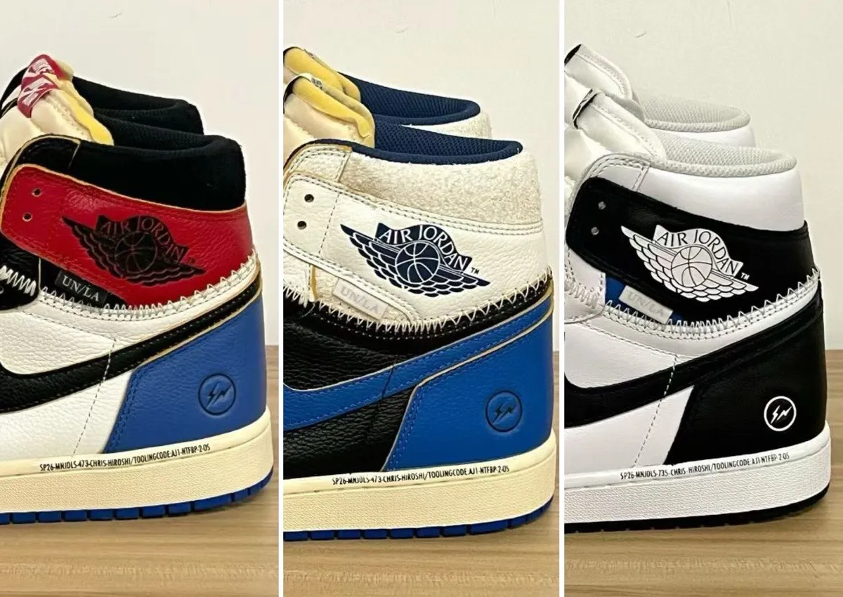 Fragment x Union x Air Jordan 1 High OG Pack Releases Spring 2026