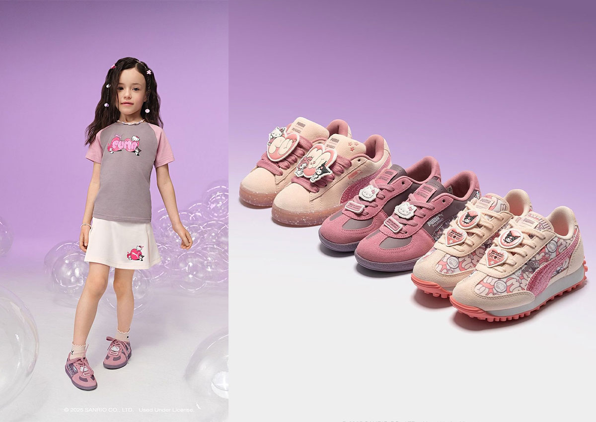 PUMA and Sanrio Reunite For A Playful Hello Kitty and Friends Kids Drop