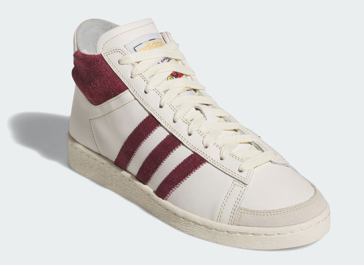 Mark Gonzales Reimagines The adidas Jabbar High in Chalk White and Shadow Red