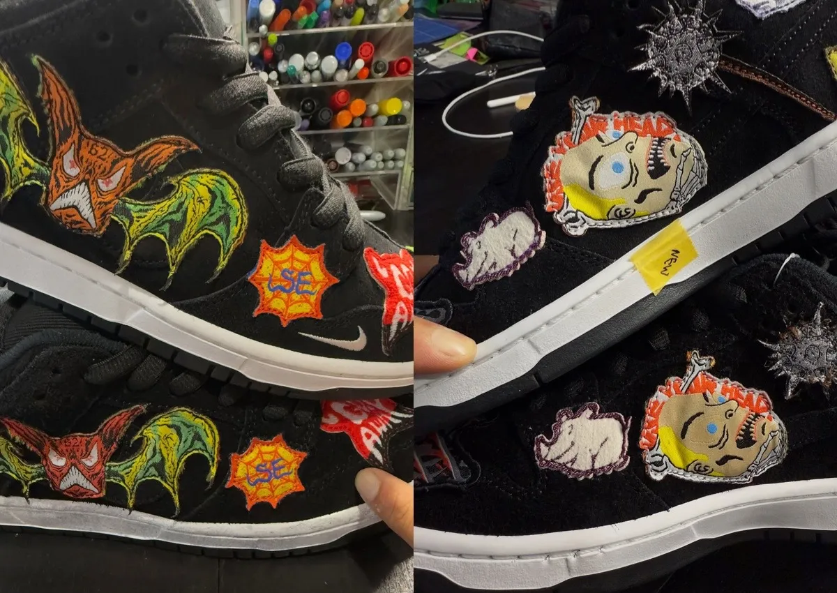 Neckface x Nike SB Dunk Low Sample Surfaces With Wild Patchwork Details