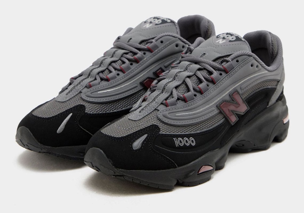 New Balance 1000 “Grey/Burgundy” Is A JD Sports Exclusive