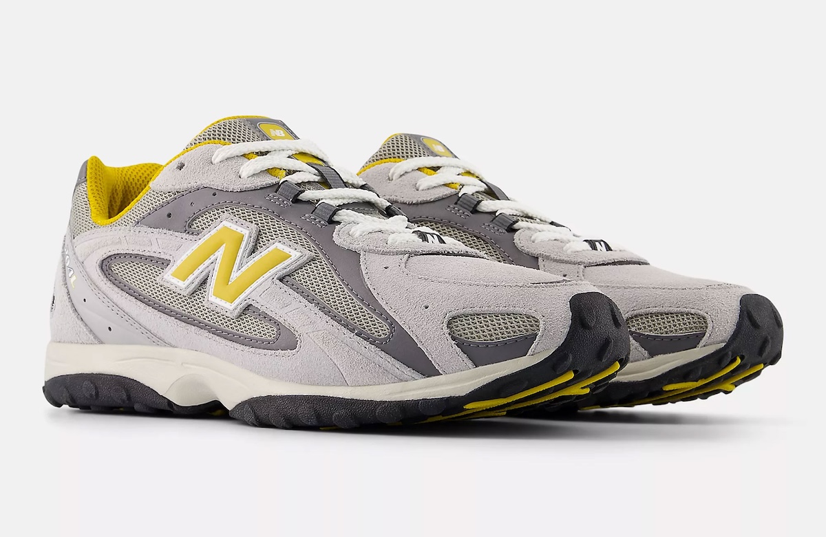 New Balance 204L Mixes “Grey” and “Yellow”