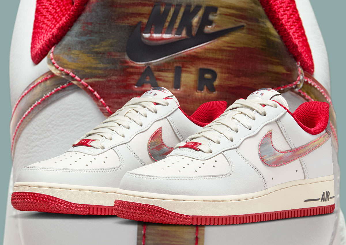 The Nike Air Force 1 “Brushstrokes” Brings Artistic Expression To A Classic