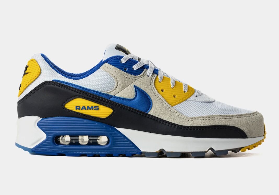Nike Air Max 90 NFL Rivalry Pack Rams vs 49ers