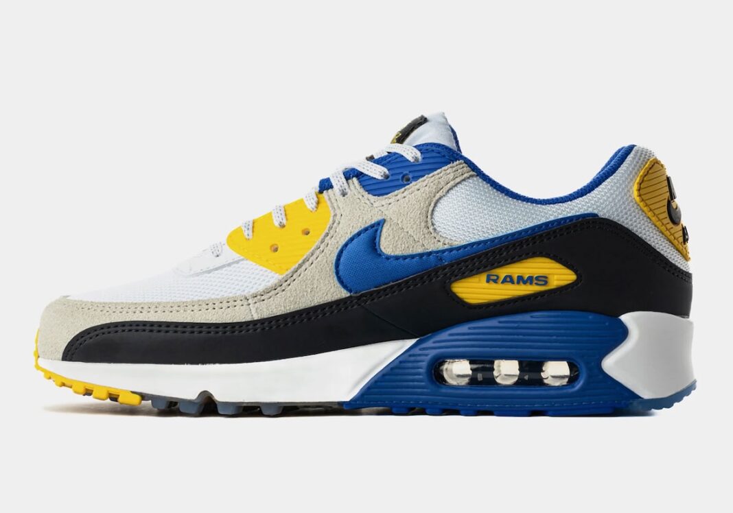 Nike Air Max 90 NFL Rivalry Pack Rams vs 49ers