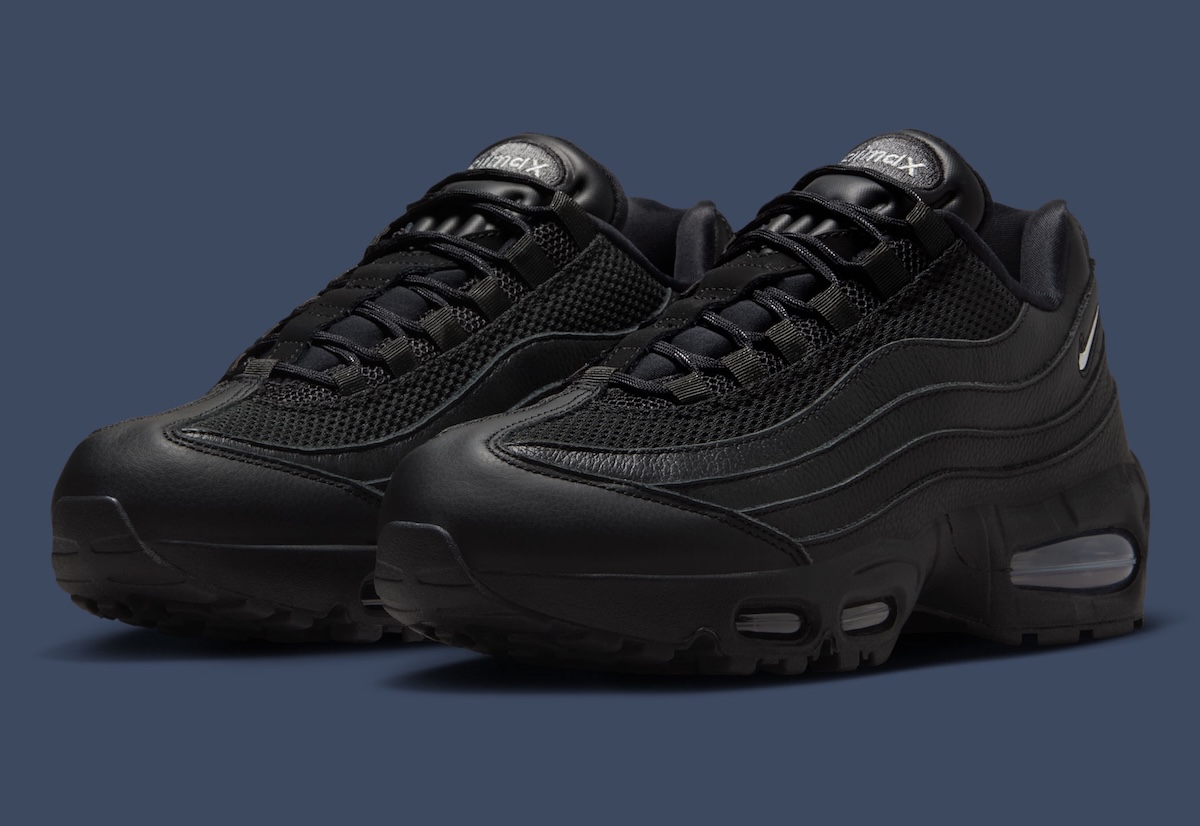 Nike Air Max 95 “Black/Metallic Pewter” Brings Stealthy Big Bubble Energy