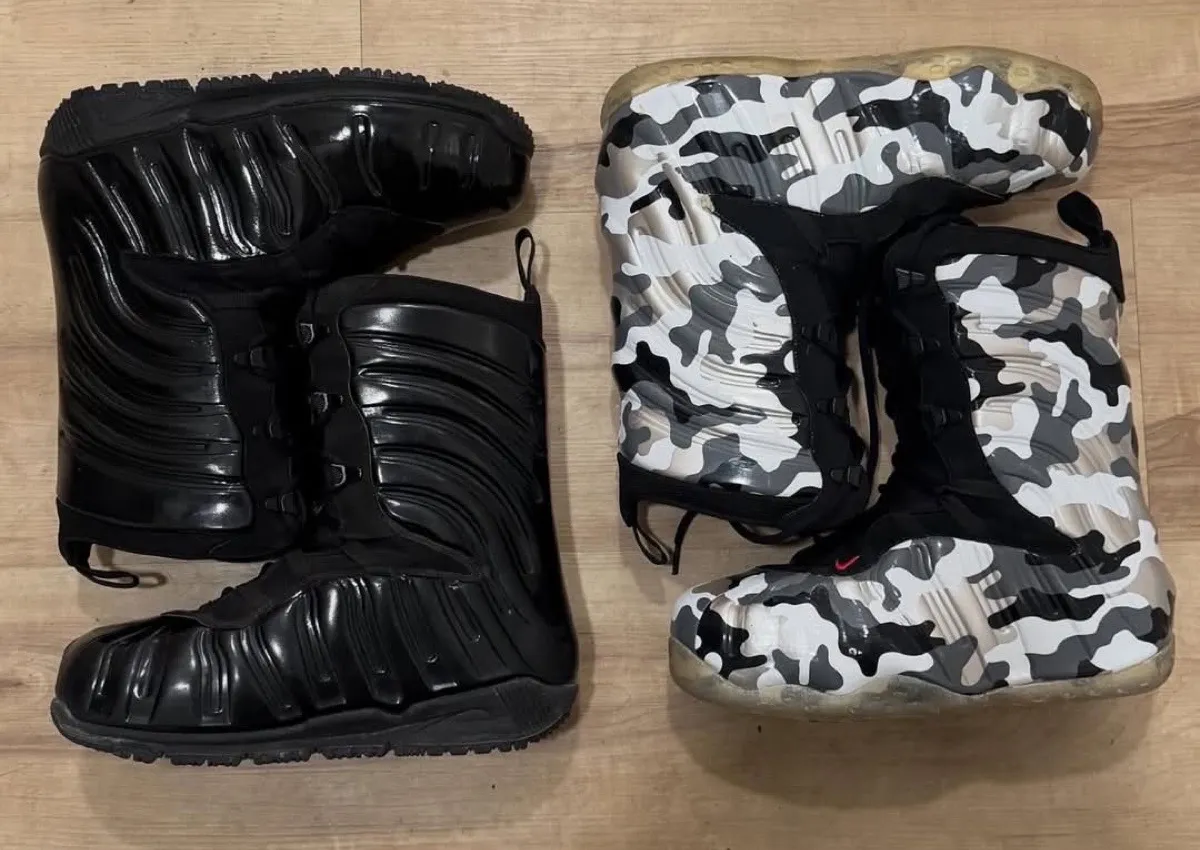 Nike Foamposite Snowboard Boot Samples Resurface