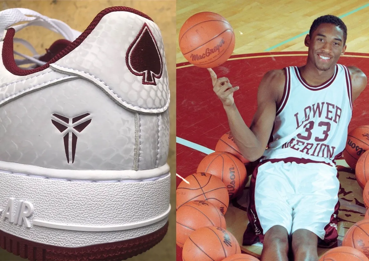 FIRST LOOK: Kobe Bryant x Nike Air Force 1 Low “Lower Merion Aces” (Home)