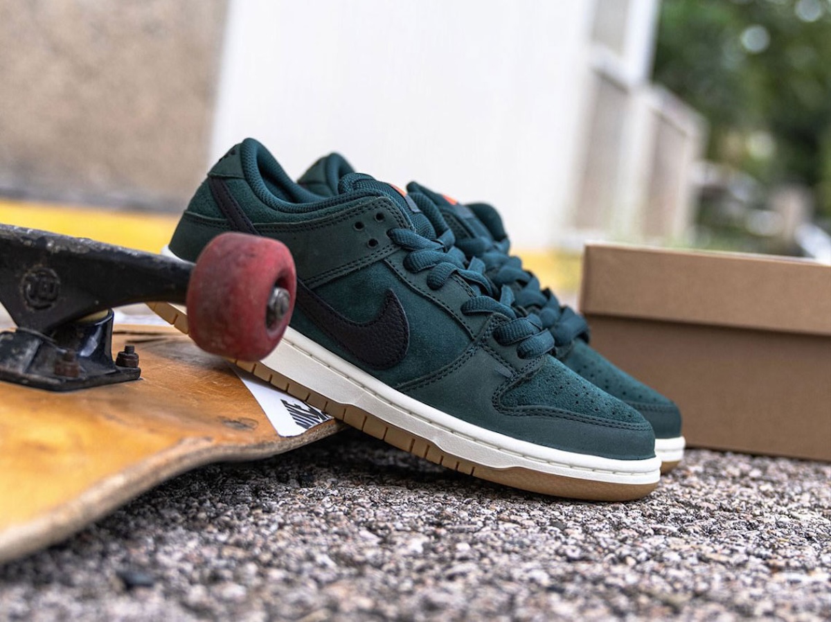 Nike SB Dunk Low “Deep Fir” Joins The Brand’s Orange Label Series