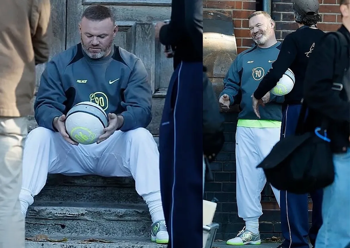 Wayne Rooney Debuts The Palace Skateboards x Nike Total 90 III SP