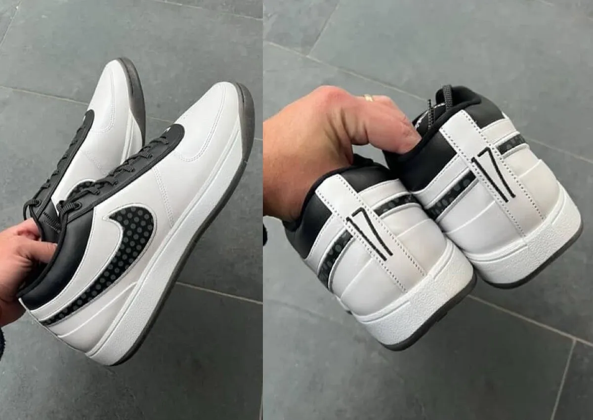 PJ Tucker’s Exclusive Nike Book 1 PE in “White/Black”