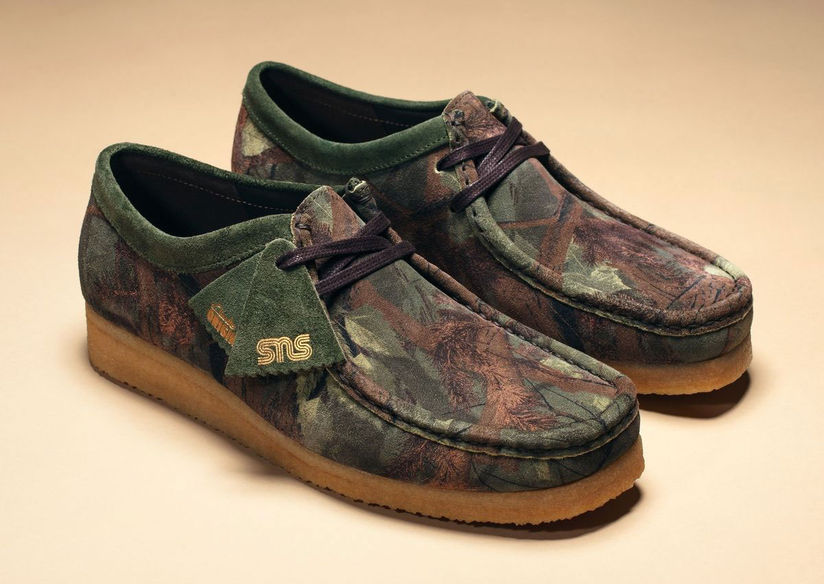 The Clarks Wallabee Goes Wild With Sneakersnstuff’s “Realtree” Edition