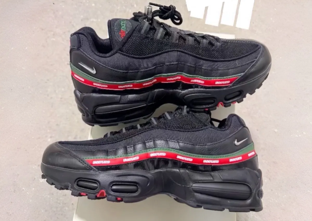 FIRST LOOK: Undefeated x Nike Air Max 95 “Black” (2025)