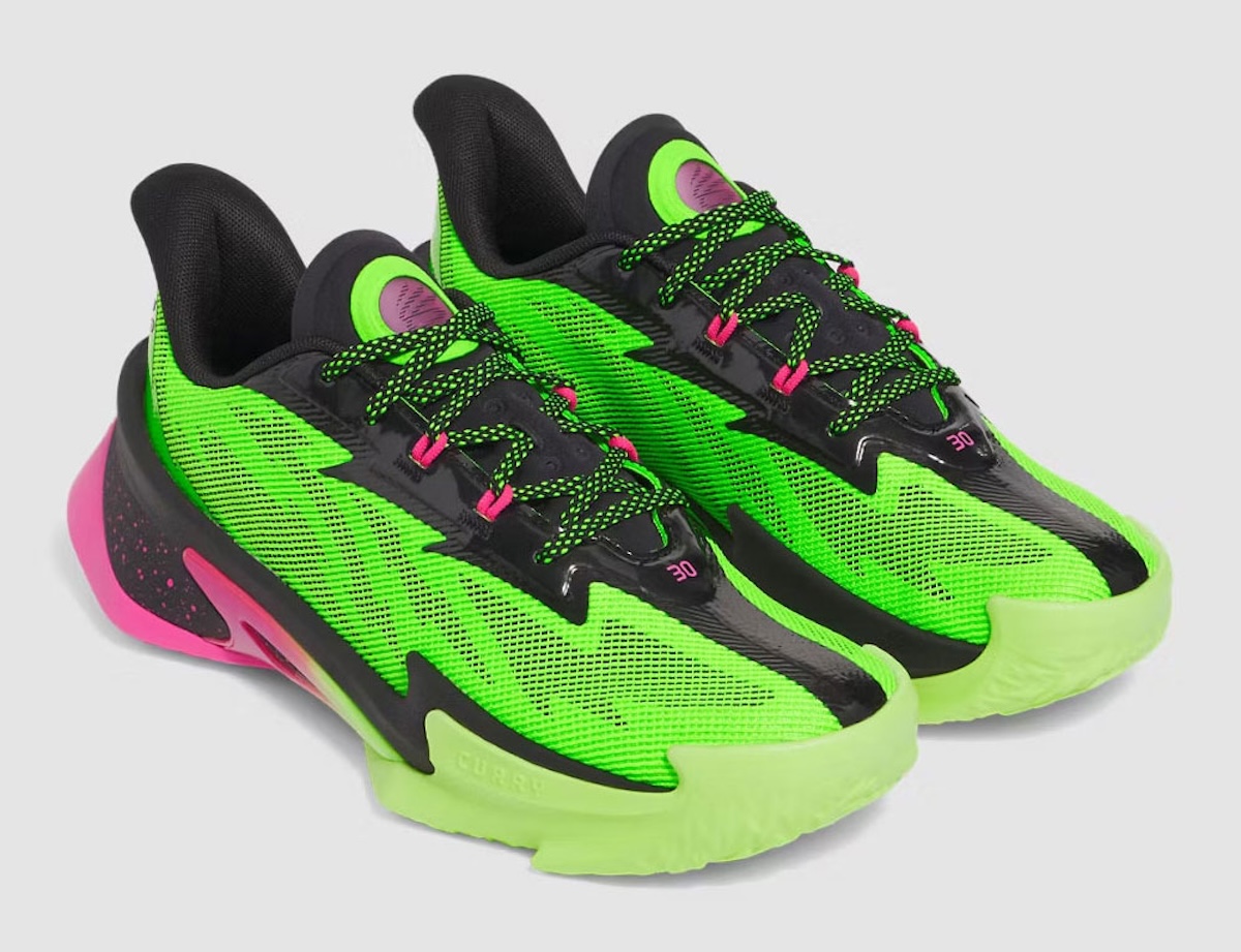 Under Armour Curry Series 7 “Aurora” Lights Up Courts in Neon Energy