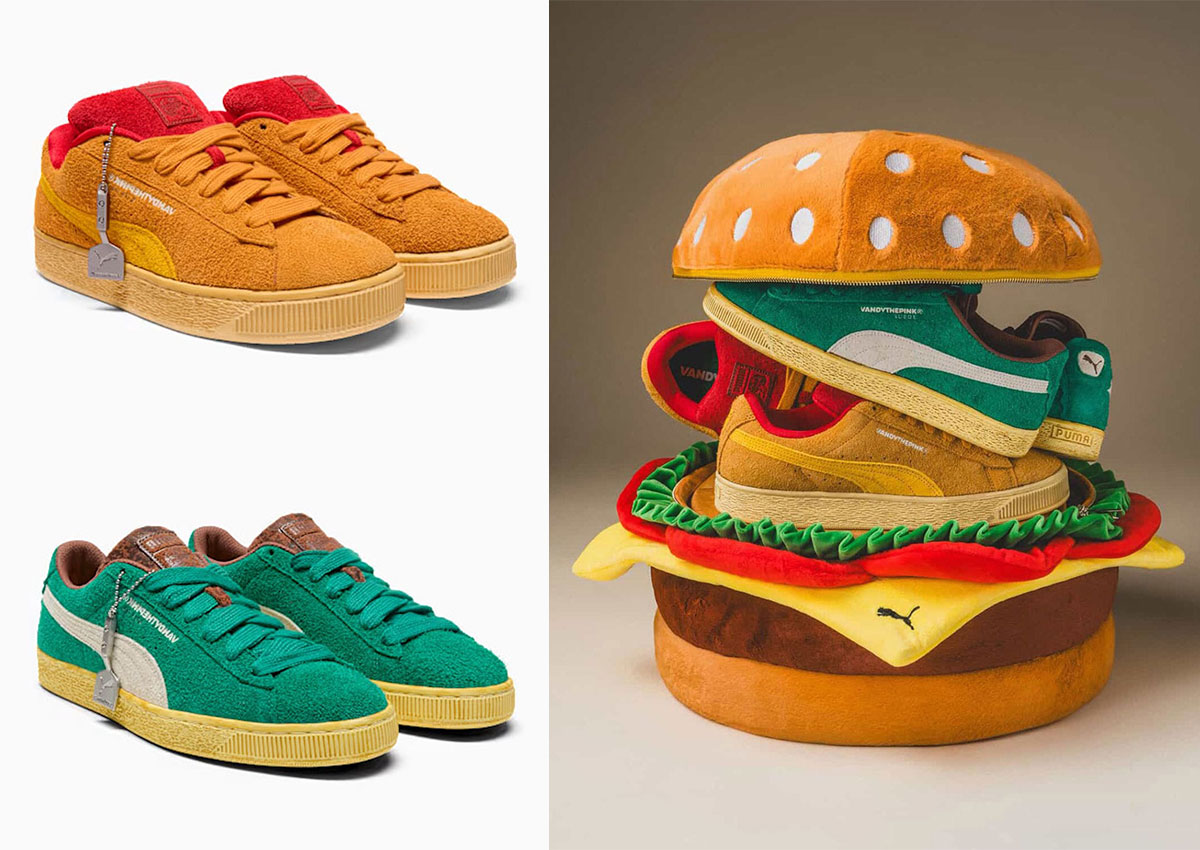 Vandy the Pink x PUMA Suede “Burger” Pack Debuts At ComplexCon
