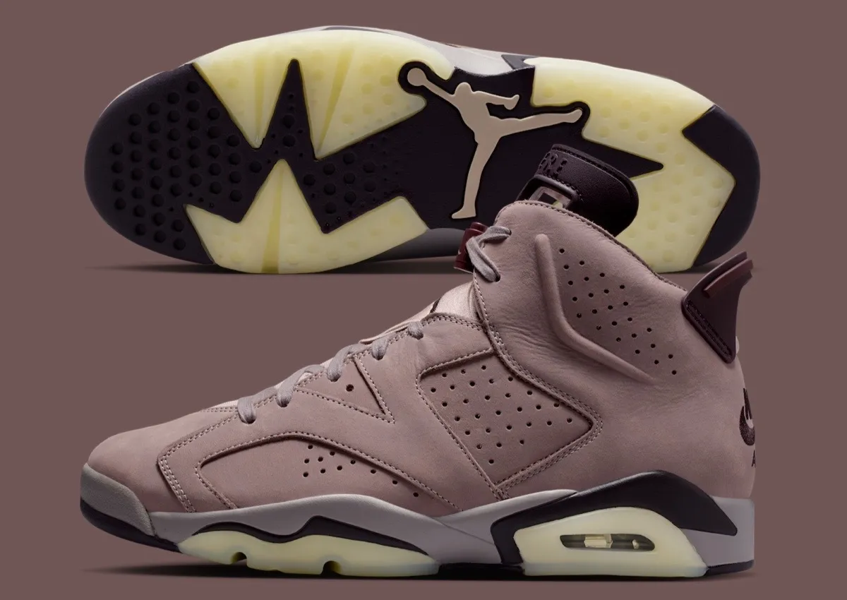 A Ma Maniére x Air Jordan 6 “Smokey Mauve” Releases November 21st