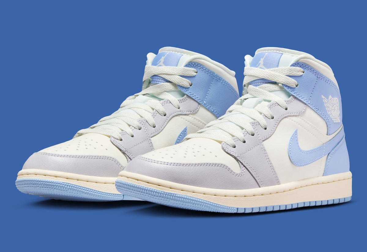 Air Jordan 1 Mid “Psychic Blue” Taps Into Soft Pastel Vibes