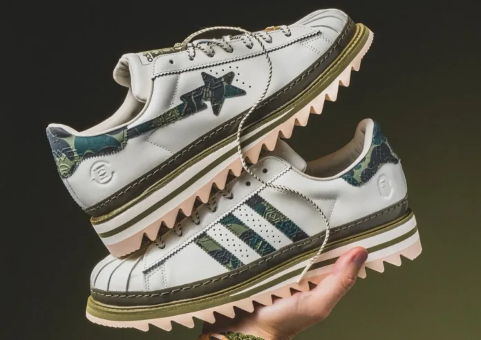 The Bape x CLOT x adidas Superstar “Camo” Drops December 5th