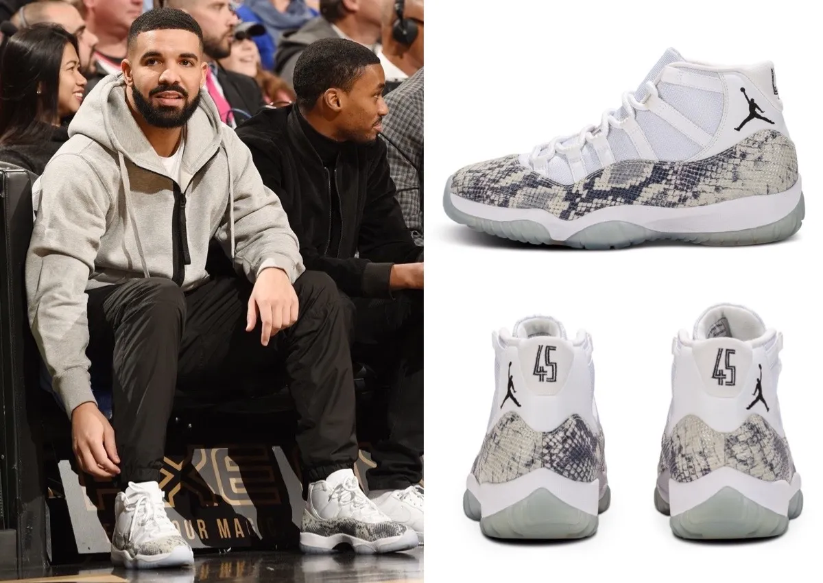 Sneaker Talk: OVO x Air Jordan 11 “Grey Snakeskin” Sample