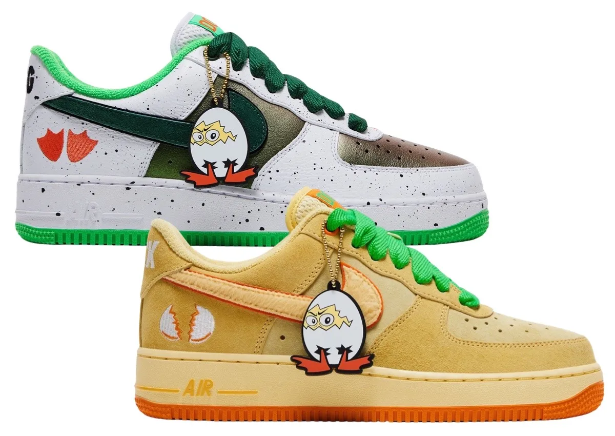 Ducks of a Feather x Nike Air Force 1 Low “Egg or Duck” and “Duck or Egg” Releases November 27th