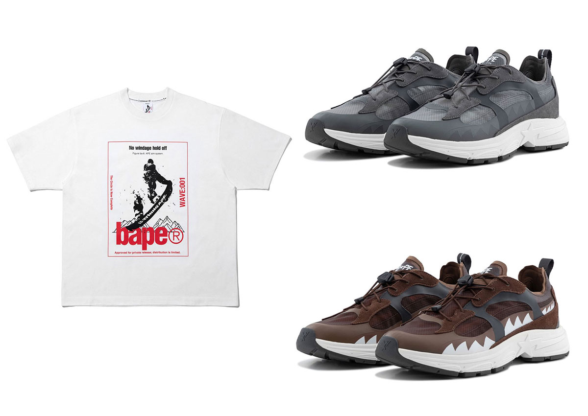 BAPE Shark Sta Winter 2025 Collection Goes Trail-Ready Under Kazuki Kuraishi