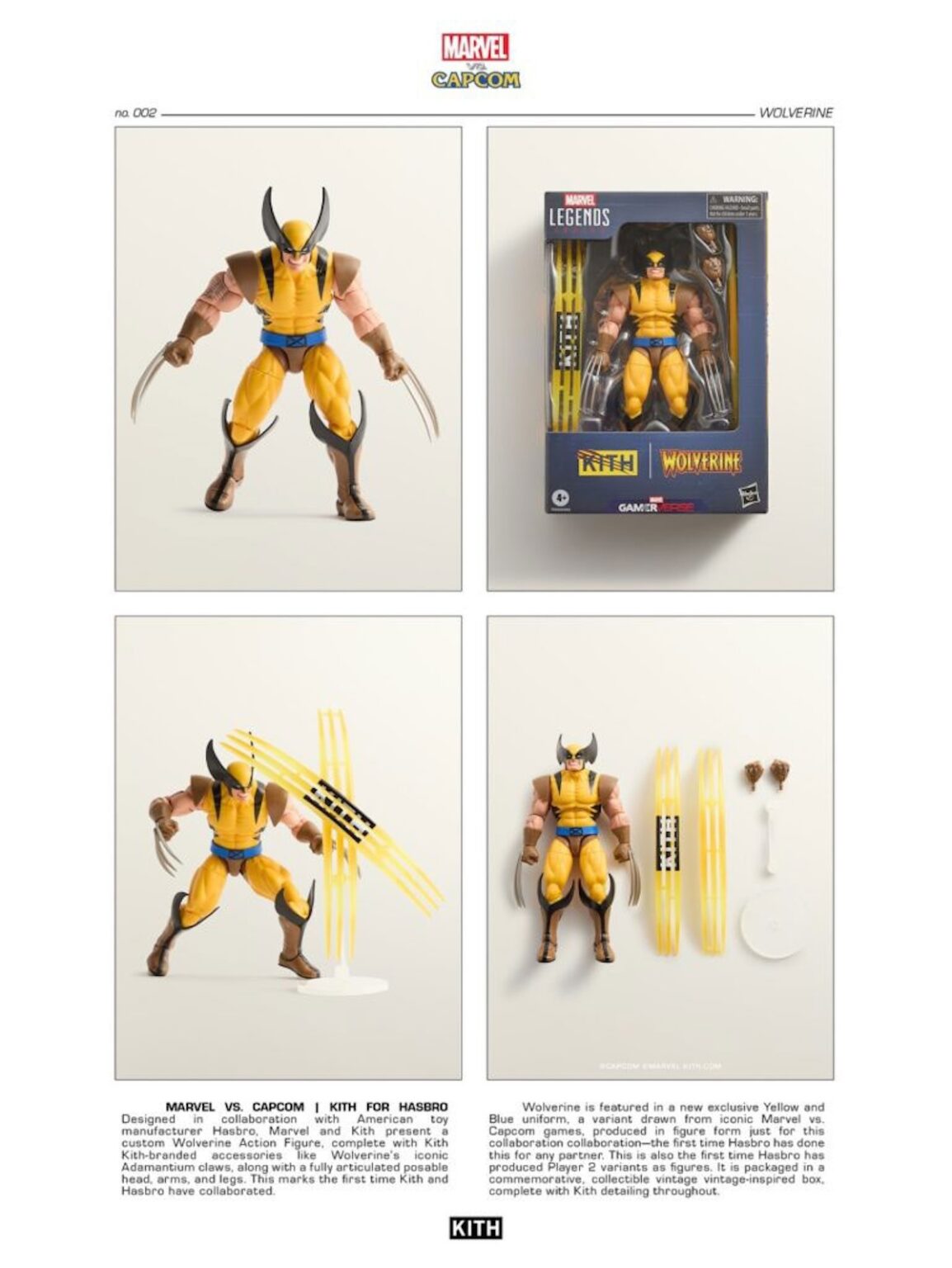 Kith Marvel vs. Capcom Action Figures Hasbro Jada Toys