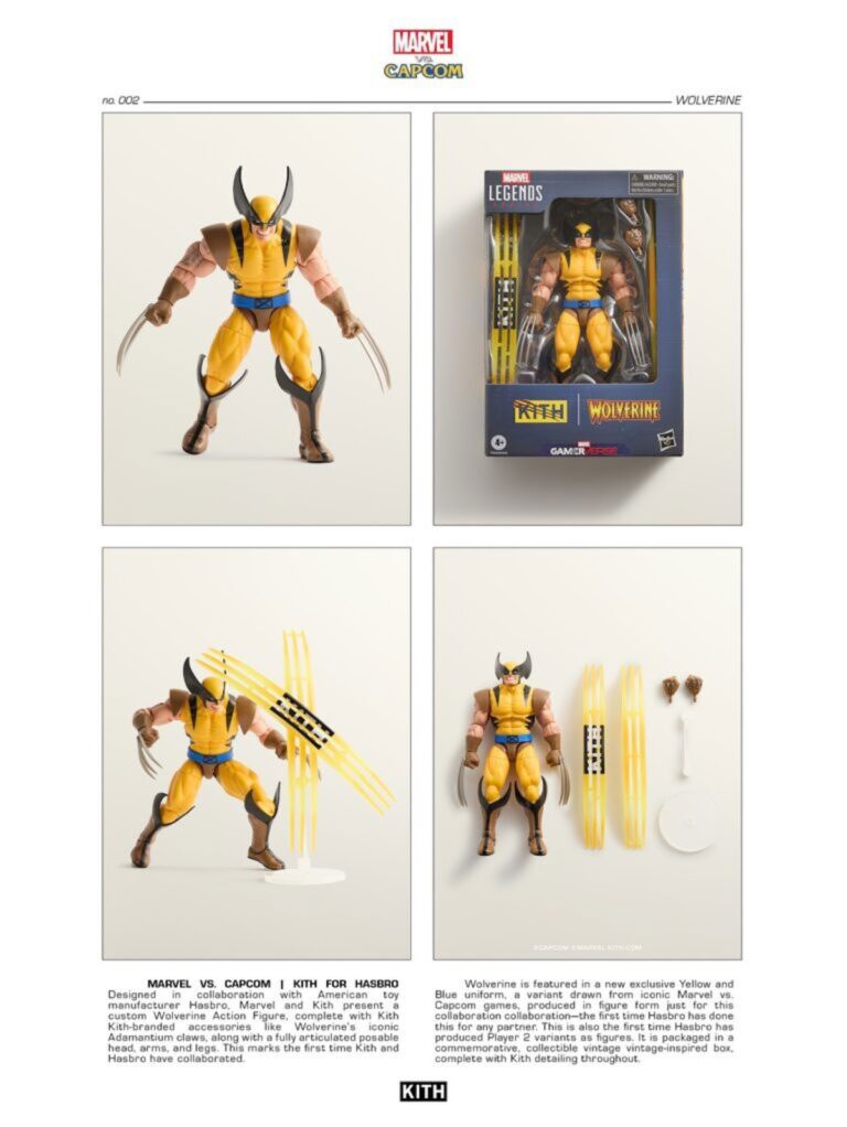 Kith Marvel vs. Capcom Action Figures Hasbro Jada Toys