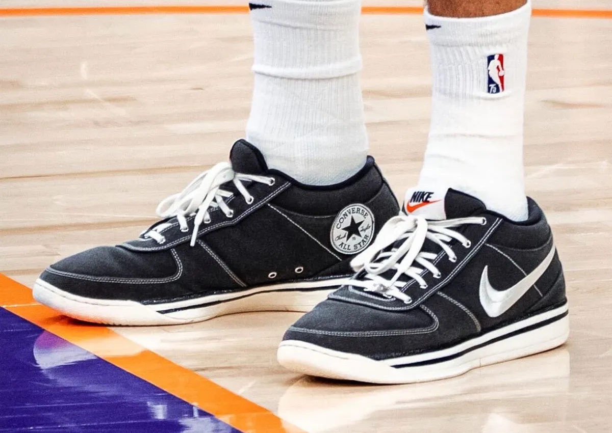 Devin Booker Wears Nike Book 1 PE Inspired By The Converse Chuck Taylor