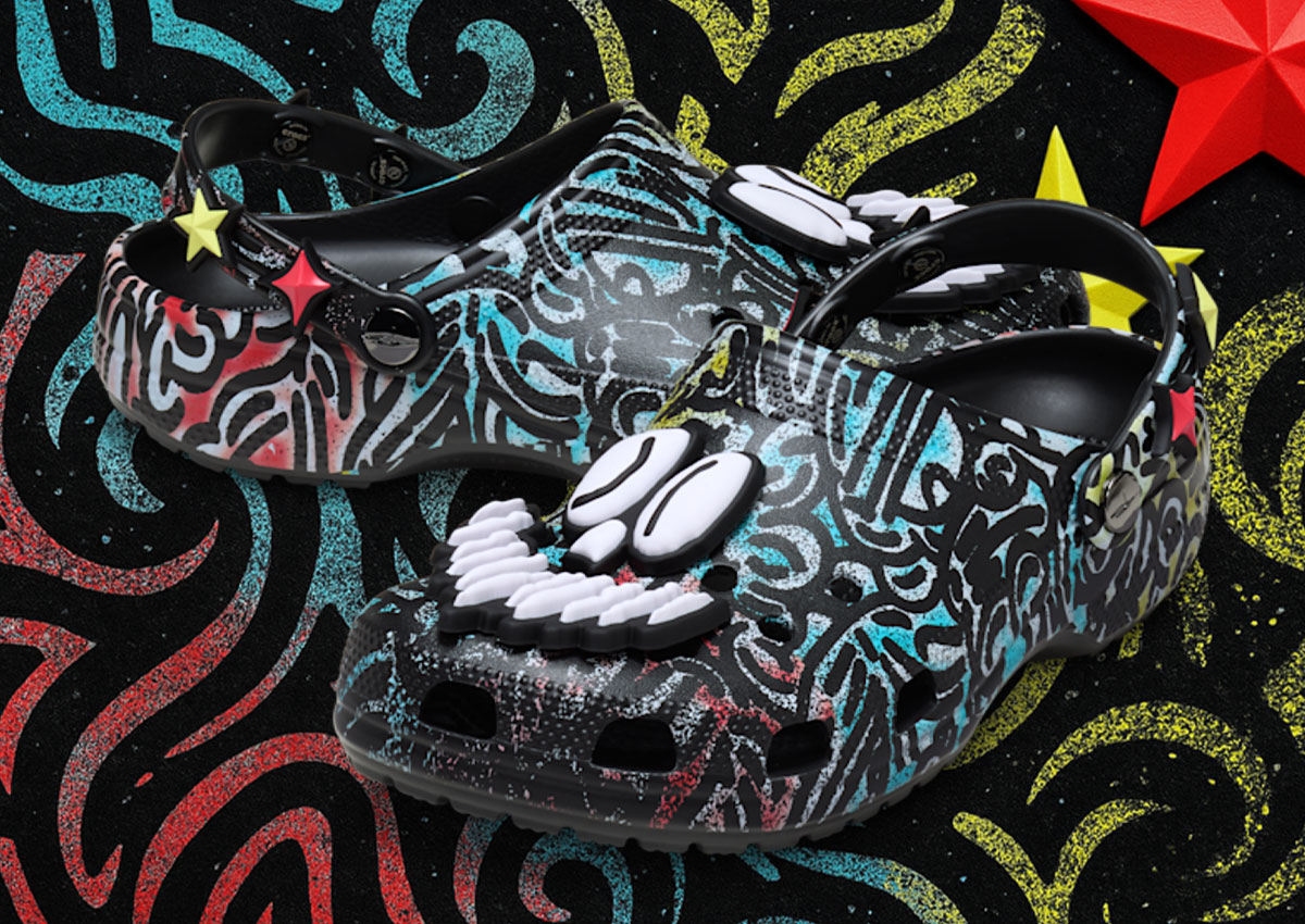 Slawn Turns The Crocs Classic Clog Into A Graffiti-Covered Canvas