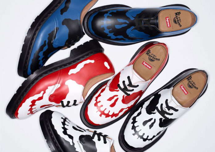 即日発送 Supreme × Dr.Martens 1461 Skull 3 Supreme Dr. Martens 1461 Skull Pack Release Date