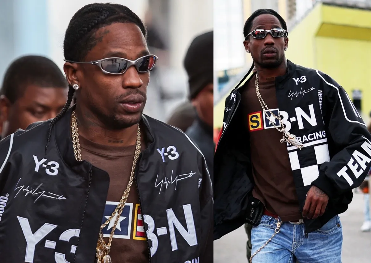 Travis Scott Addresses Adidas Rumors After Las Vegas F1 Appearance